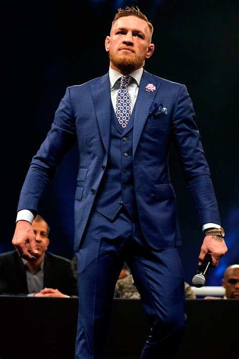 conor mcgregor in a suit.